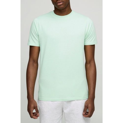 Camiseta Básica Ajustada, Verde - boohoo - Modalova