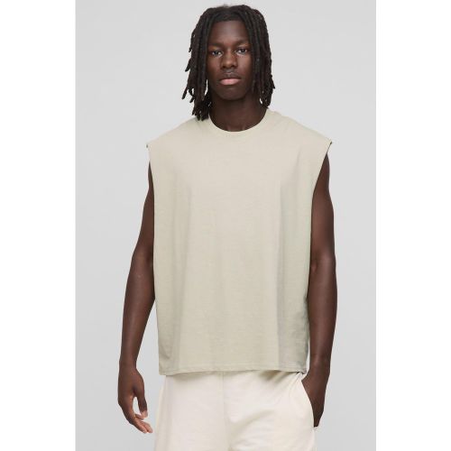 Top Sin Mangas Básico Oversize Recto - boohoo - Modalova