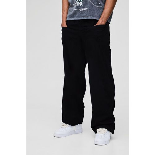 Pantaloni super comodi in twill con vita elasticizzata - boohoo - Modalova