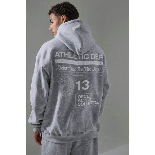 Sudadera Man Active Oversize Con Capucha Y Estampado Athletic Dept - boohoo - Modalova