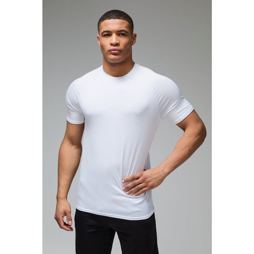 T-shirt Man Active leggera Essentials Gym Regular Fit con maniche raglan - boohoo - Modalova