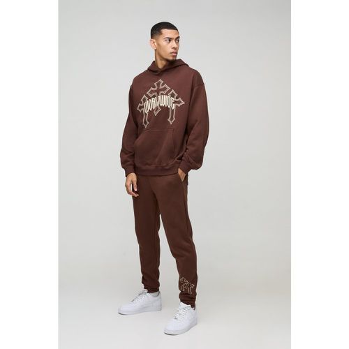 Chándal Oversize Worldwide Con Sudadera Con Capucha Y Pantalón Deportivo Regular - boohoo - Modalova