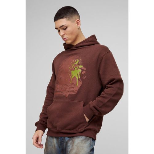 Sudadera Limited Edition Con Capucha Y Estampado Gráfico De Grafiti Y Estrellas - boohoo - Modalova