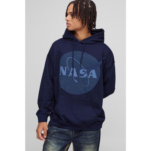 Felpa oversize ufficiale con stampa NASA in lavaggio - boohoo - Modalova