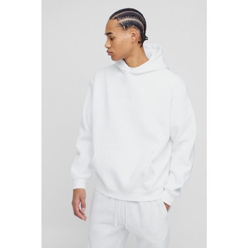 Sudadera Oversize Con Capucha Y Firma Bm 330G/M² - boohoo - Modalova