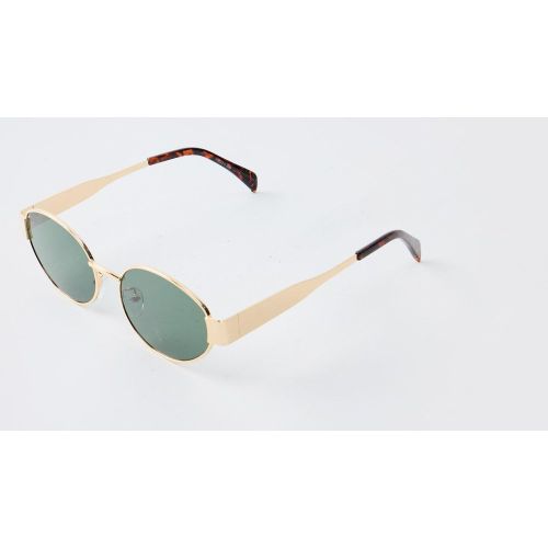 Gafas De Sol Retro Marrones - boohoo - Modalova