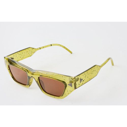 Gafas De Sol De Plástico Amarillas Con Salpicaduras - boohoo - Modalova