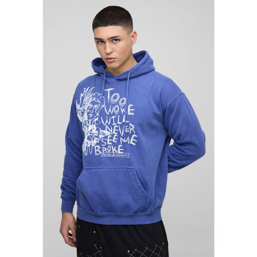 Sudadera Con Capucha Y Estampado Gráfico De Texto Too Woke - boohoo - Modalova