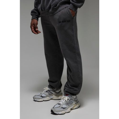 Pantalón Deportivo Oversize Man Active Con Lavado A La Piedra - boohoo - Modalova