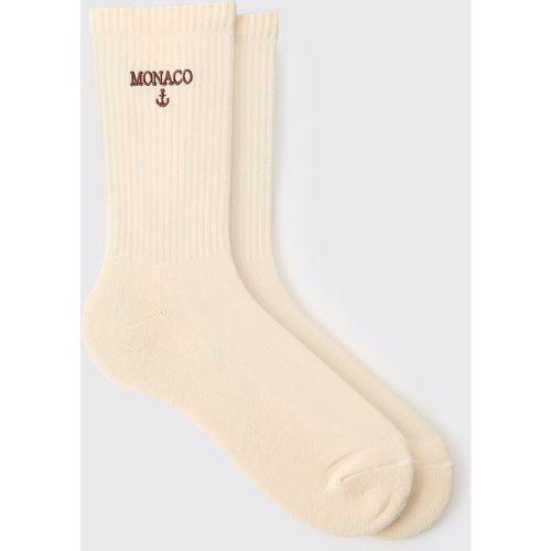 Calcetines Deportivos Con Bordado Monaco - boohoo - Modalova