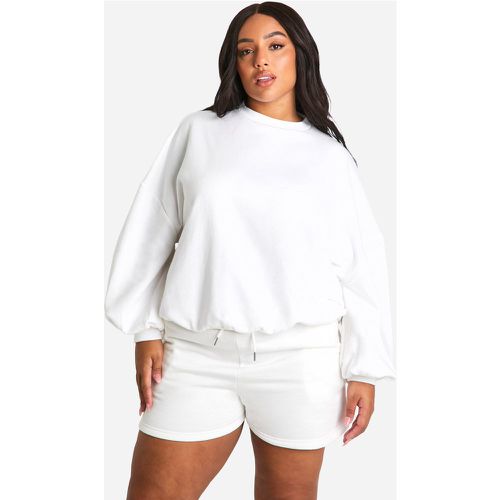 Felpa Plus Size oversize Basic - boohoo - Modalova