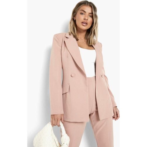 Blazer sartoriale sagomato con scollo profondo - boohoo - Modalova