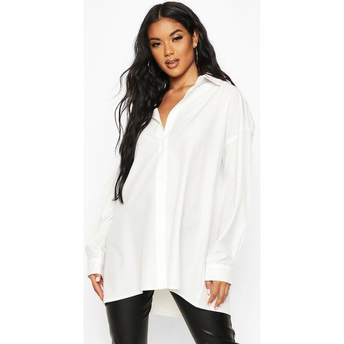 Camicia super oversize, Bianco - boohoo - Modalova