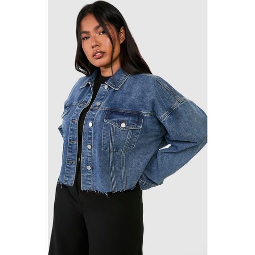 Chaqueta Plus Vaquera Con Lavado Vintage - boohoo - Modalova