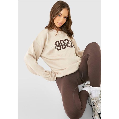 Sudadera Oversize Con Estampado De Beverly Hills - boohoo - Modalova