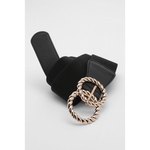 Cintura Plus Size in corda color oro con fibbia - boohoo - Modalova