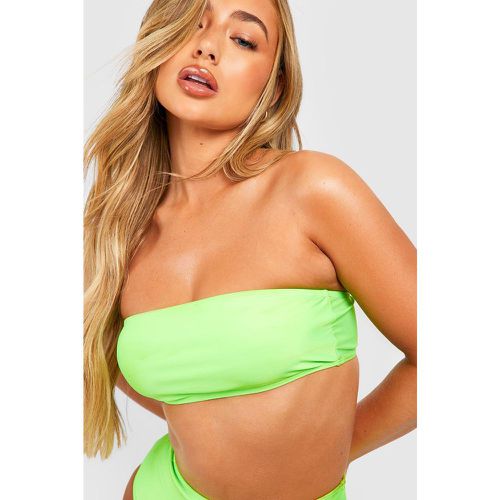 Top bikini a fascia Essentials a fascia - boohoo - Modalova