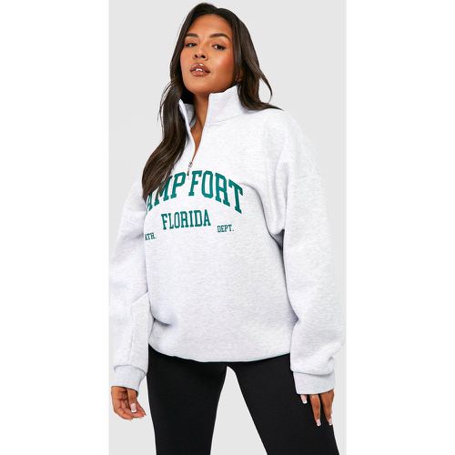 Zip Plus Size stile Varsity Florida - boohoo - Modalova