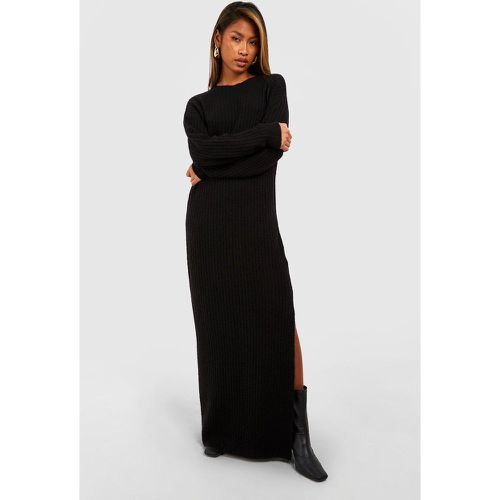 Vestito maxi in maglia a coste morbide - boohoo - Modalova