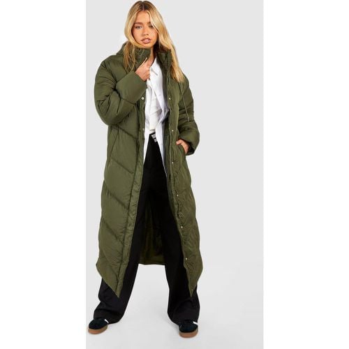 Chaqueta Acolchada Maxi Con Capucha - boohoo - Modalova