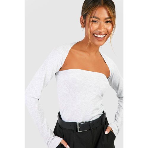 Body bolero Basic a fascia in cotone - boohoo - Modalova