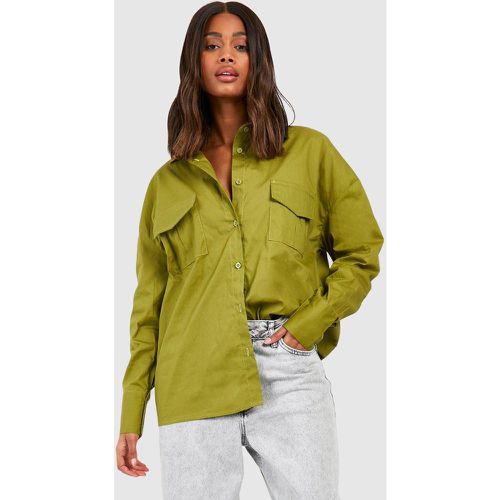 Camicia oversize stile Utility - boohoo - Modalova