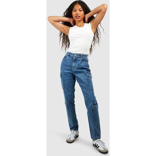 Jeans Cargo Petite Basics Slim Fit - boohoo - Modalova
