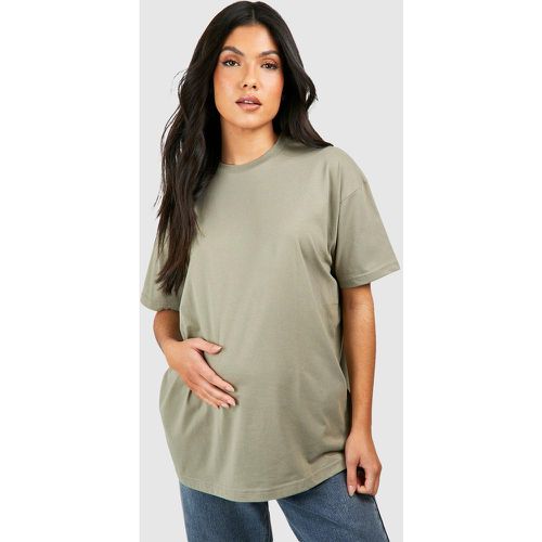Camiseta Premamá Básica Oversize - boohoo - Modalova