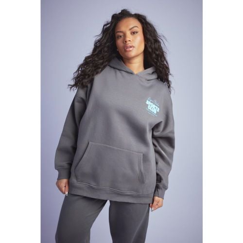 Sudadera Plus Oversize Con Capucha Y Estampado Dsgn Studio - boohoo - Modalova