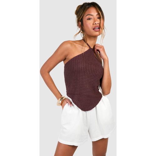 Top De Croché Con Escote Halter - boohoo - Modalova