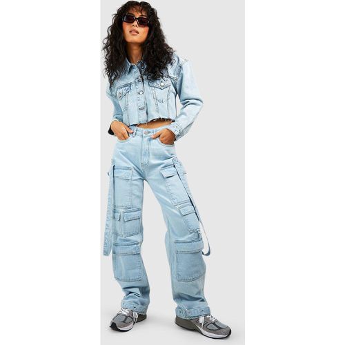 Jeans Cargo extra comodi con tasche multiple - boohoo - Modalova