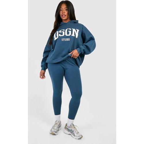 Conjunto Plus De Leggings Y Sudadera Con Capucha Dsgn - boohoo - Modalova