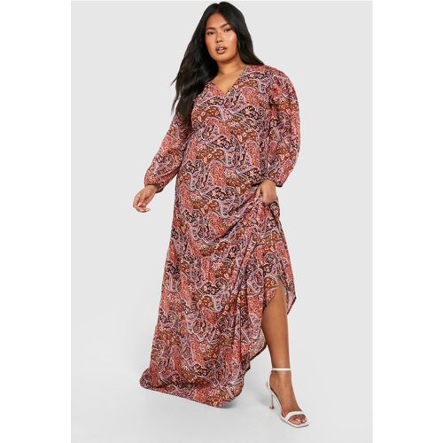 Plus Chiffon Floral Maxi Dress - boohoo - Modalova