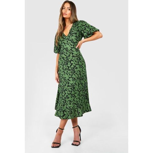 Vestido Midi Holgado De Flores - boohoo - Modalova