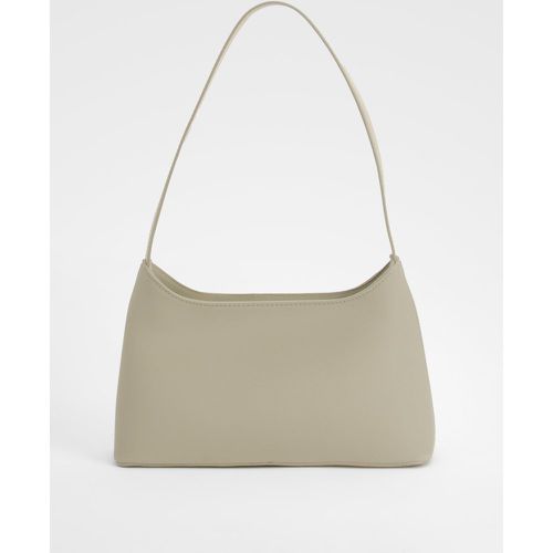 Structured Shoulder Bag, Verde - boohoo - Modalova