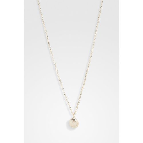 Sea Shell Necklace, Metallics - boohoo - Modalova