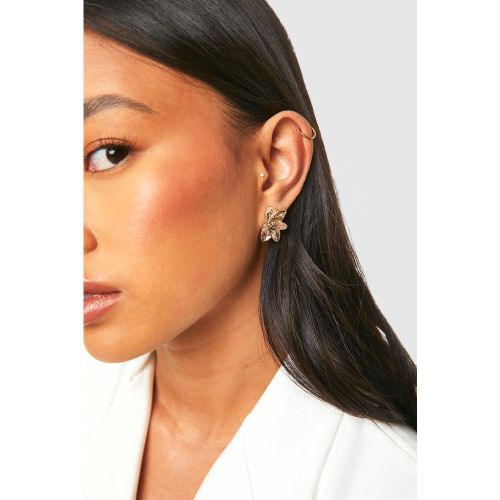 Pendientes Delicados Con Estampado De Flores - boohoo - Modalova