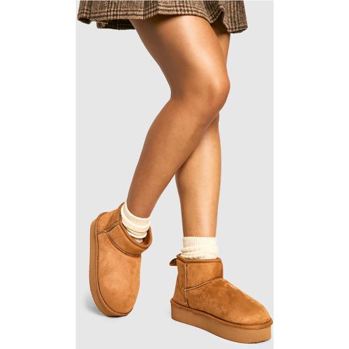 Botas Tobilleras Cómodas Con Plataforma - boohoo - Modalova