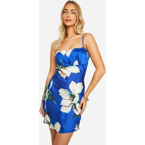 Vestido Mini De Tirantes Con Estampado De Flores - boohoo - Modalova