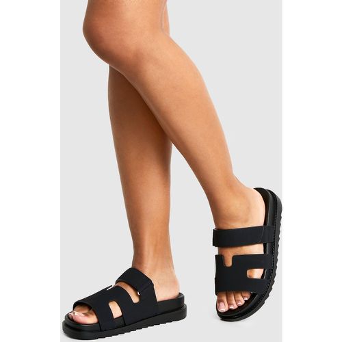 Sandalias Con Abertura, Negro - boohoo - Modalova