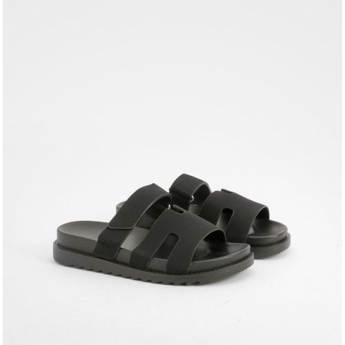 Sandalias Con Abertura, Negro - boohoo - Modalova