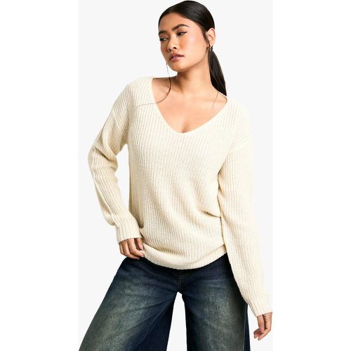 Maglione Basic con scollo a V - boohoo - Modalova