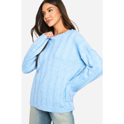 Jersey Oversize De Canalé Ancho Suave - boohoo - Modalova