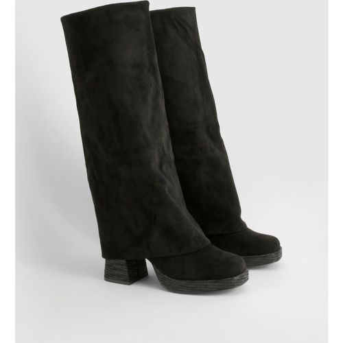 Botas Mosqueteras Con Tacón Grueso - boohoo - Modalova