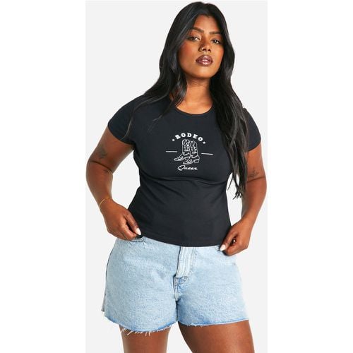 T-shirt Plus Size per neonato Rodeo Queen - boohoo - Modalova