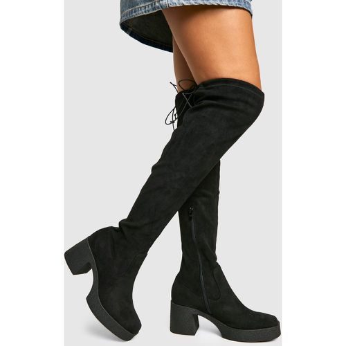 Botas Mosqueteras Con Atadura - boohoo - Modalova