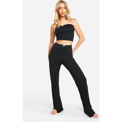 Set Loungewear da casa a fascia & pantaloni - boohoo - Modalova