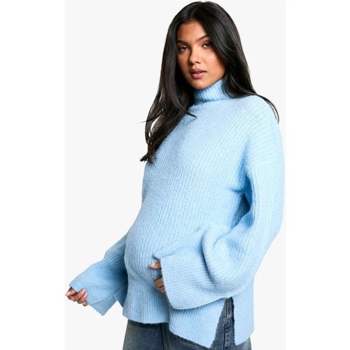 Jersey Premamá Oversize De Punto Con Cuello Alto - boohoo - Modalova