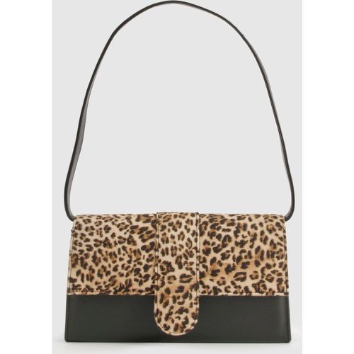 Leopard Print Shoulder Bag, Multi - boohoo - Modalova