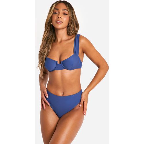 Slip bikini sfacciato, Navy - boohoo - Modalova